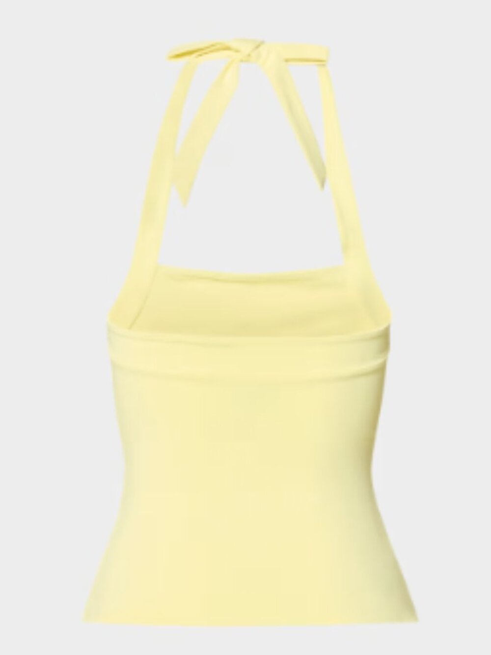Aritzia Original Contour Optimum Second-Skin Halter Top - Lemonade - NWT Small - Picture 2 of 4